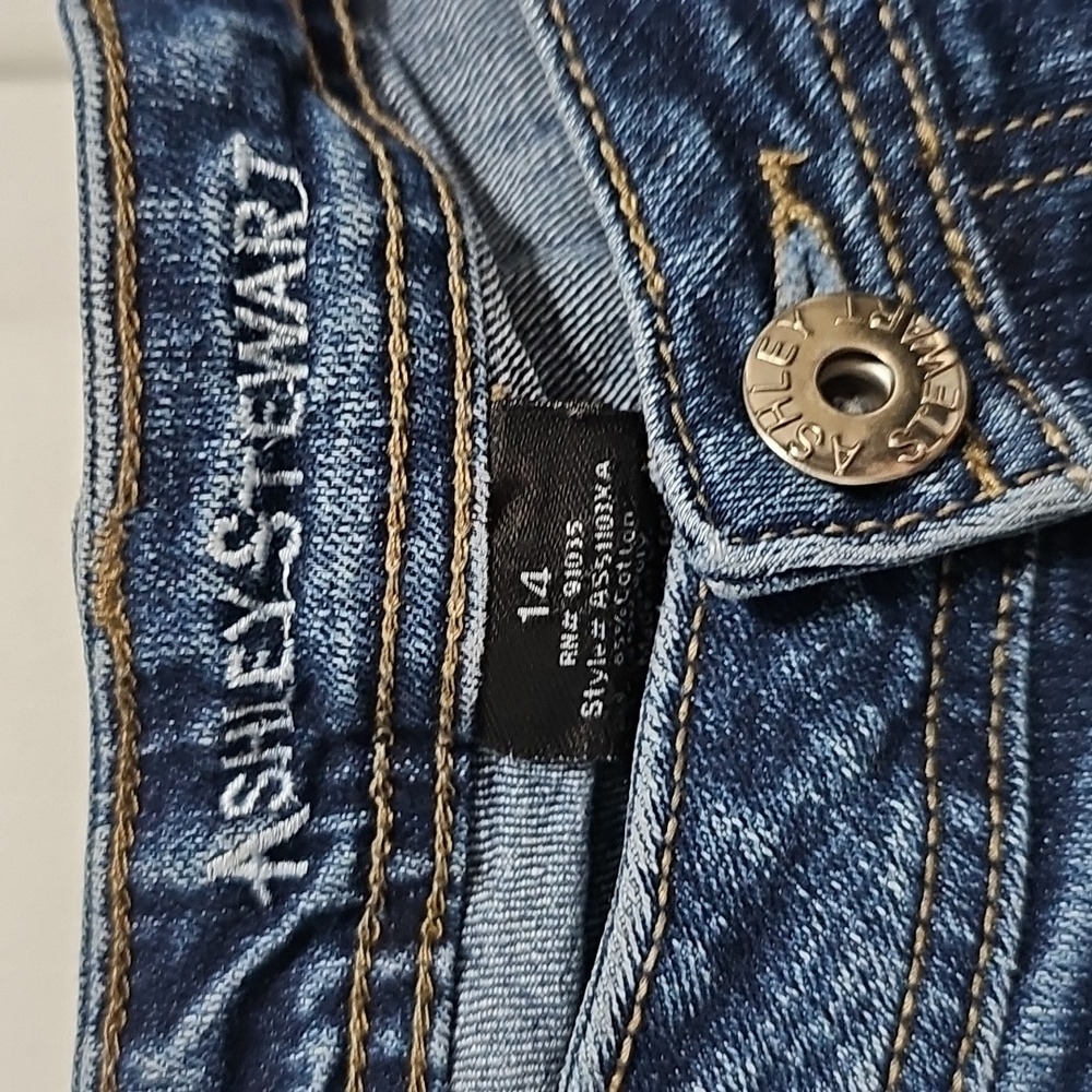 Ashley Stewart Dark Blue Straight Leg Jeans
